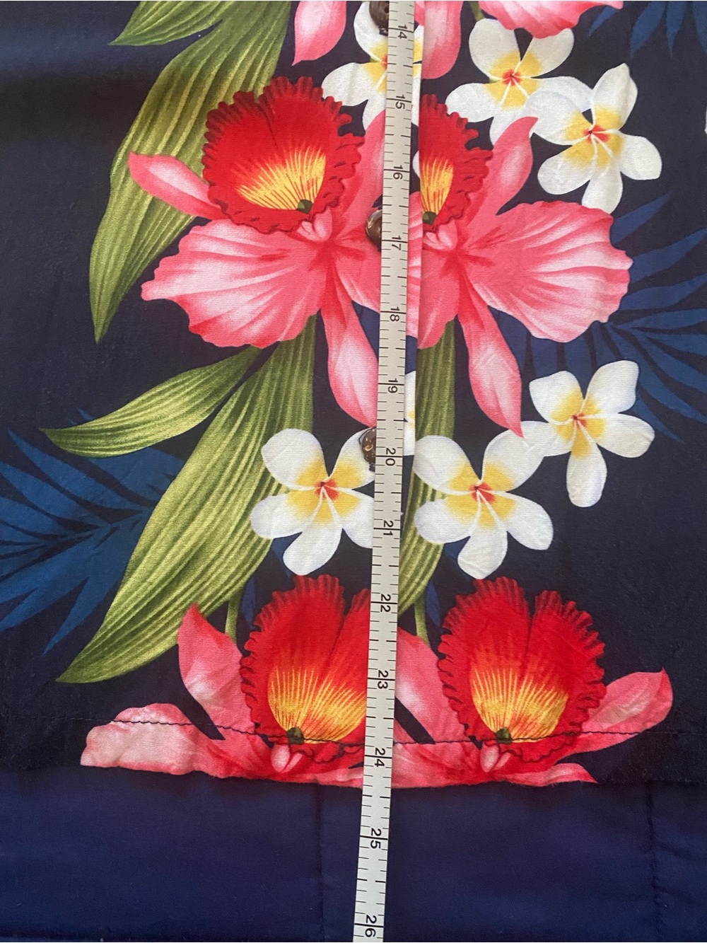Two Palms Navy Hawaiian Shirt - Picture 6 of 7